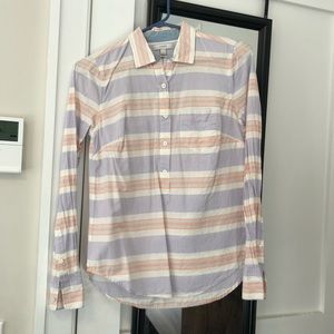 J. Crew striped button-up shirt, women’s
